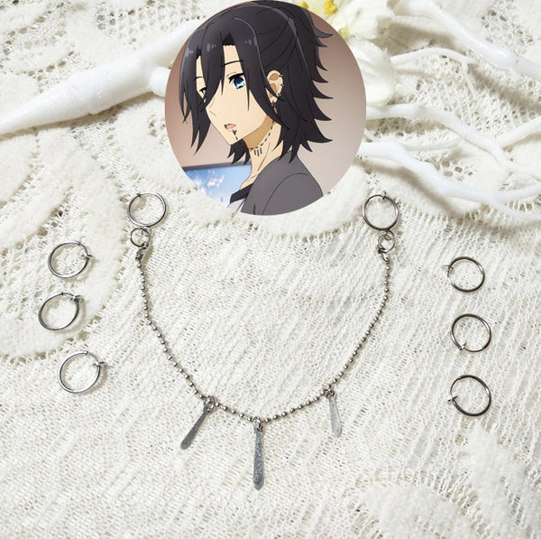 Horimiya Hori-San to Miyamura-Kun Izumi Miyamura Ear clips Cosplay Accessory Prop