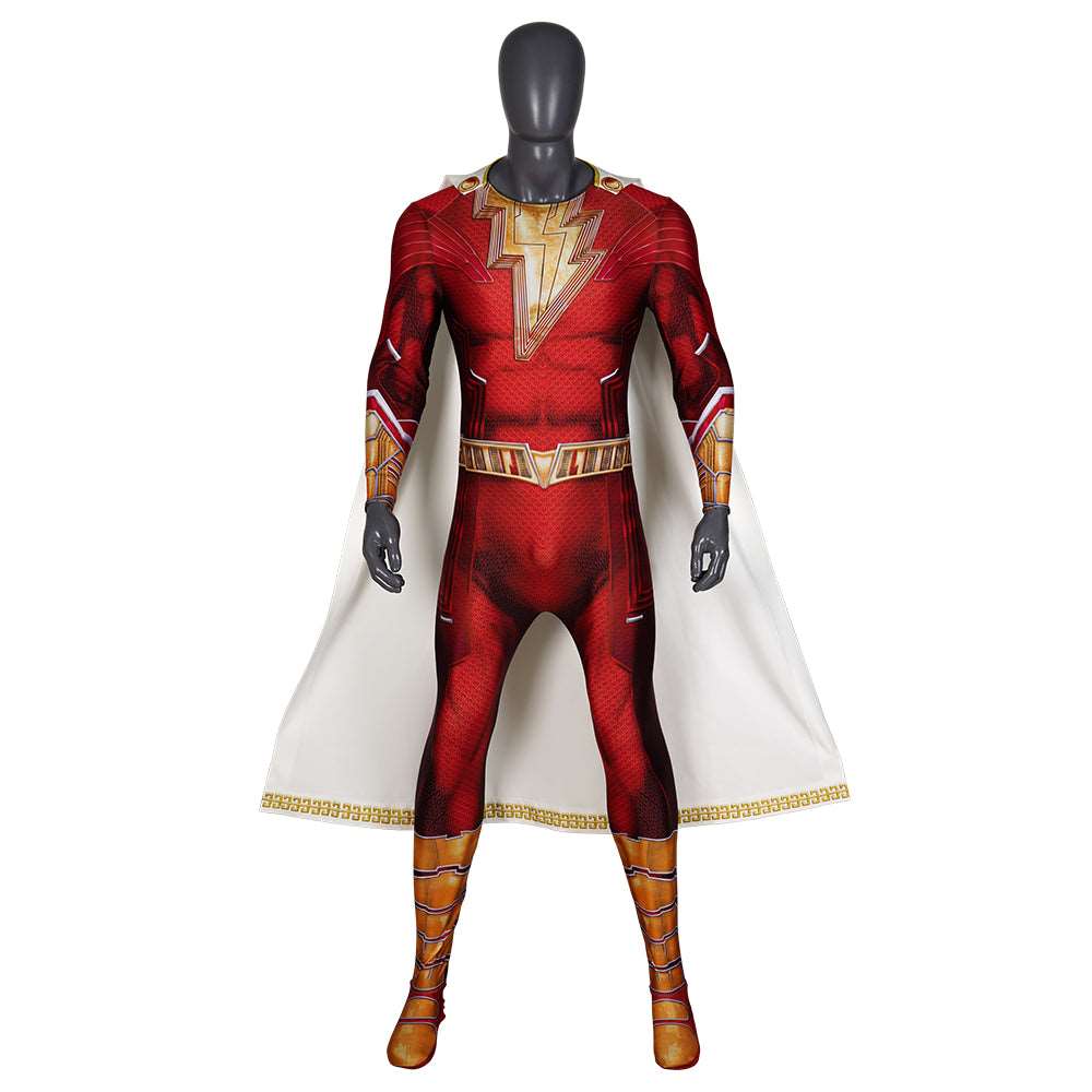 2023 Movie Shazam! Fury of the Gods Shazam Billy Batson Cosplay Costume