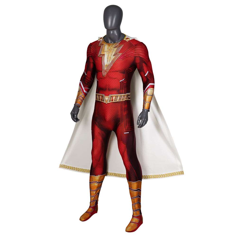 2023 Movie Shazam! Fury of the Gods Shazam Billy Batson Cosplay Costume