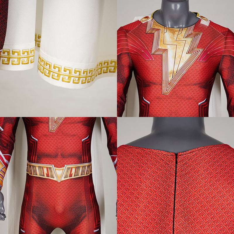 2023 Movie Shazam! Fury of the Gods Shazam Billy Batson Cosplay Costume