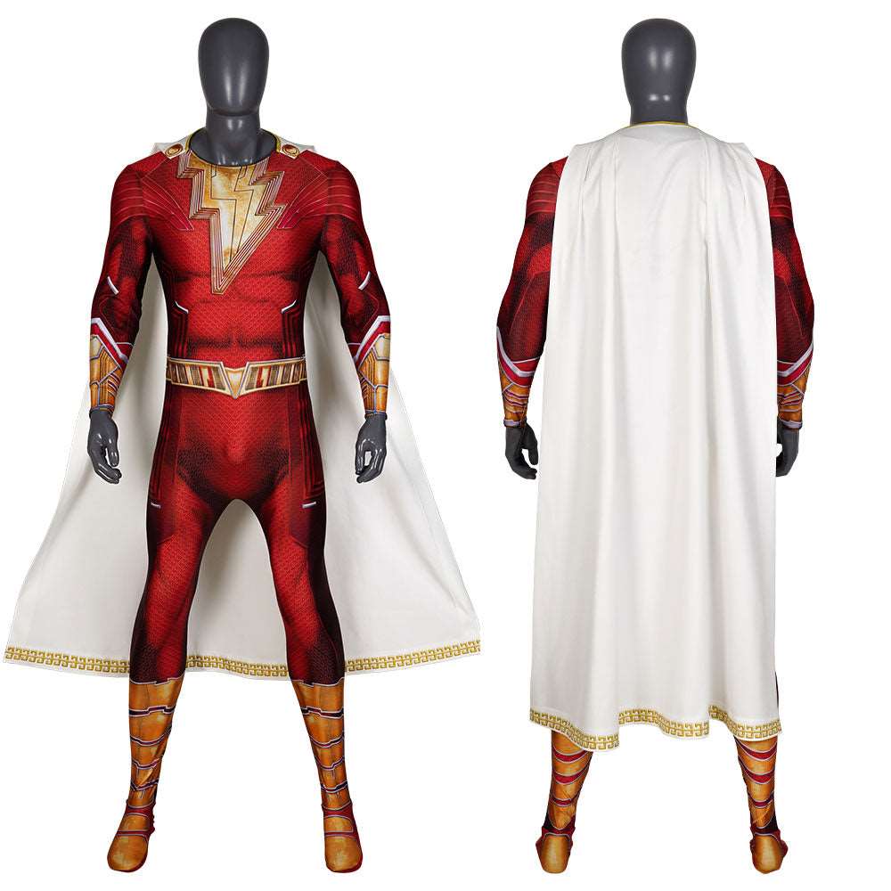 2023 Movie Shazam! Fury of the Gods Shazam Billy Batson Cosplay Costume