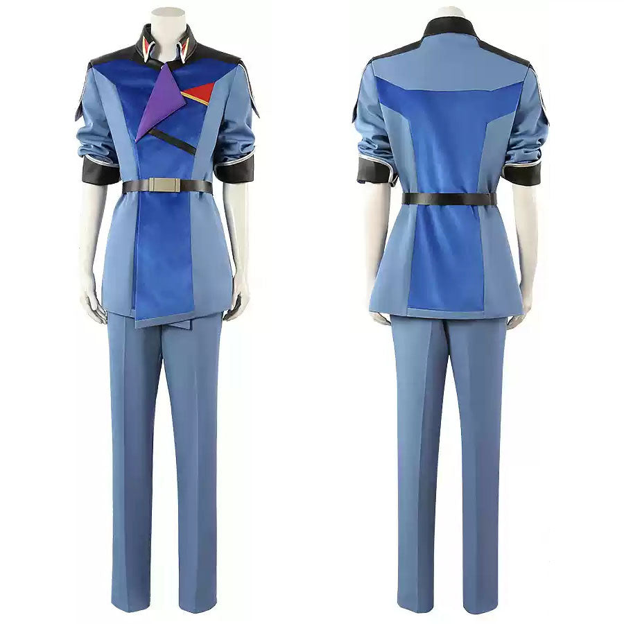 2024 Movie Mobile Suit Gundam SEED Freedom Mu La Flaga Cosplay Costume