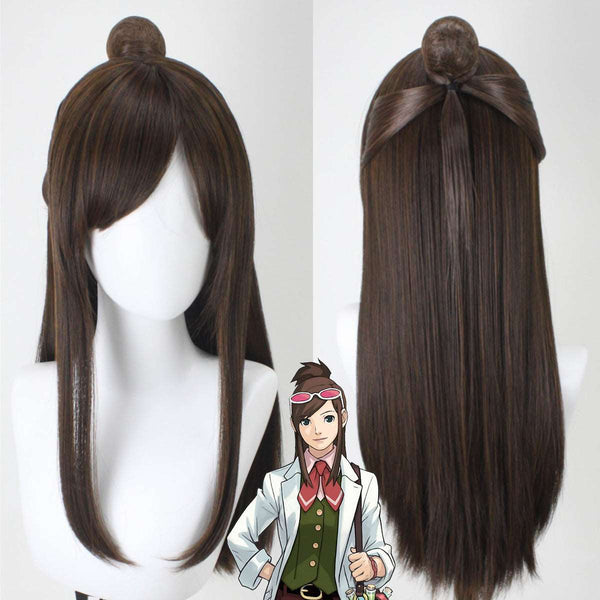 Ace Attorney Ema Skye Cosplay Wig