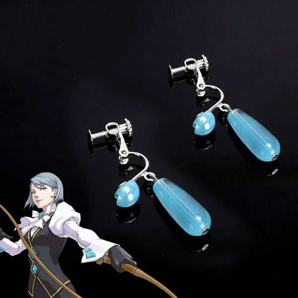 Ace Attorney Franziska von Karma Ear Clips Cosplay Accessory Prop