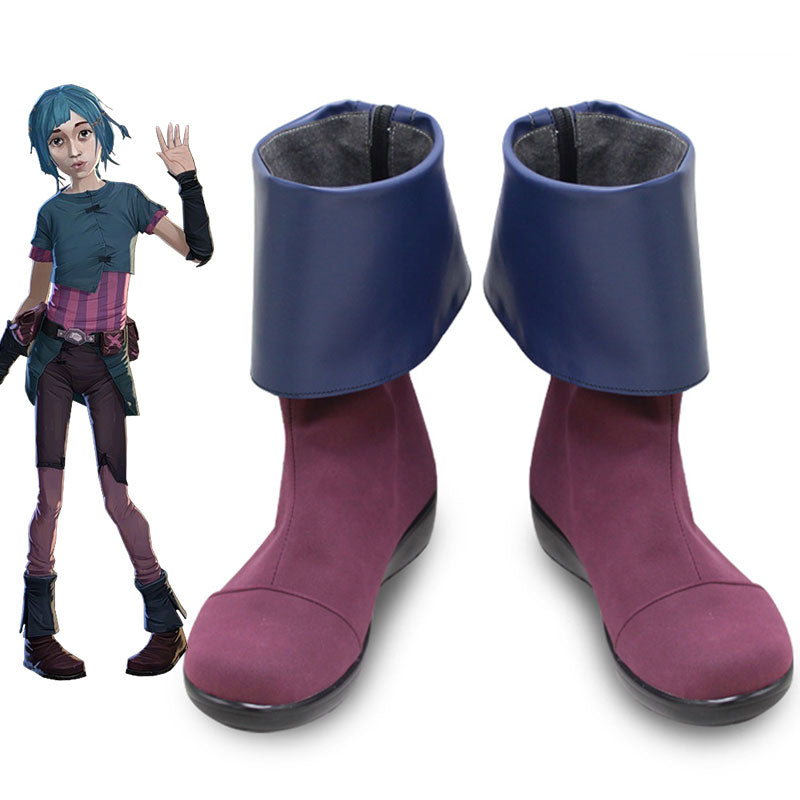 Arcane Season 1 League Of Legends Jinx Powder Cosplay Shoes