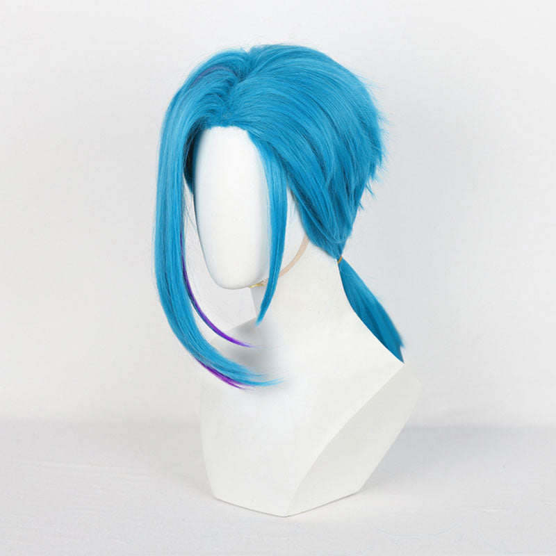 Arcane Season 2 League Of Legends Prodigy Jinx Cosplay Wig