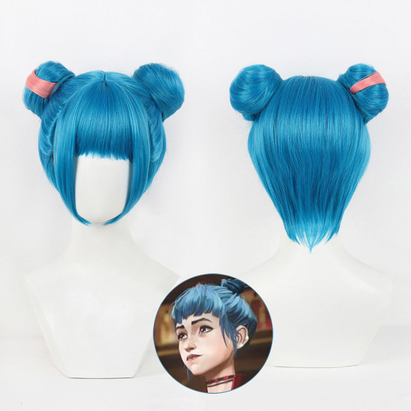 Arcane Season 2 League Of Legends Jinx Powder A Edition Cosplay Wig