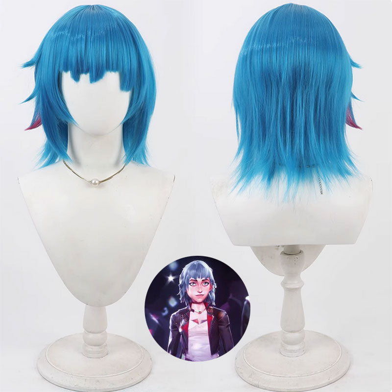 Arcane Season 2 League Of Legends Jinx Powder B Edition Cosplay Wig