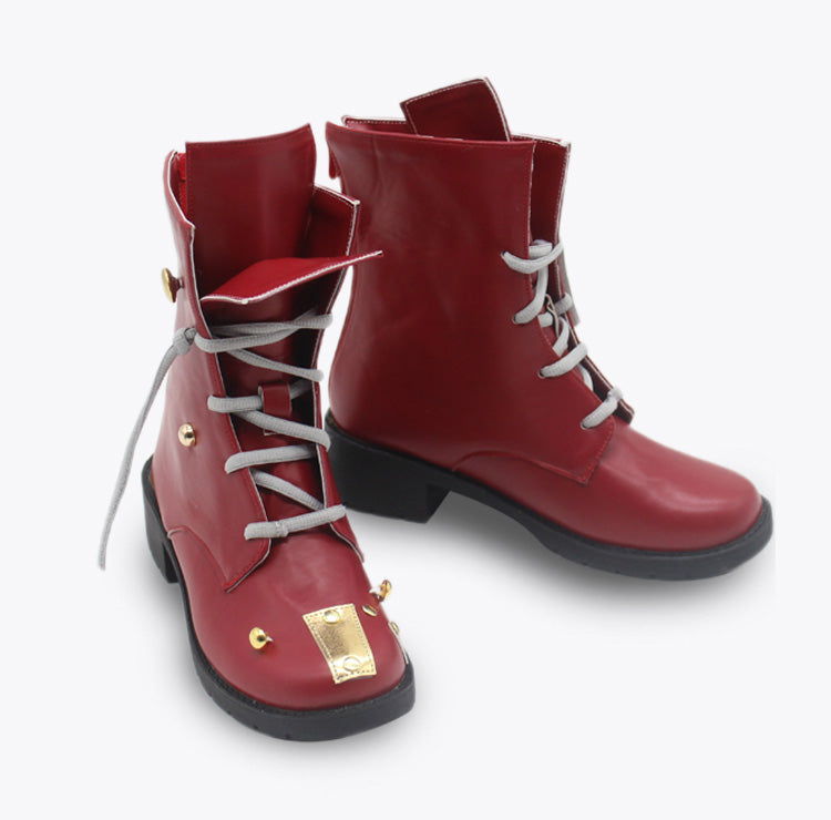 Arcane Season 2 League Of Legends Vi Red Cosplay Shoes