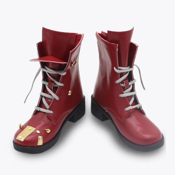 Arcane Season 2 League Of Legends Vi Red Cosplay Shoes