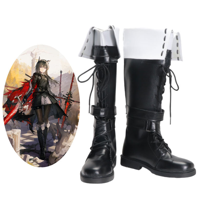 Arknights Texas The Omertosa skin WingBreaker Shoes Cosplay Boots