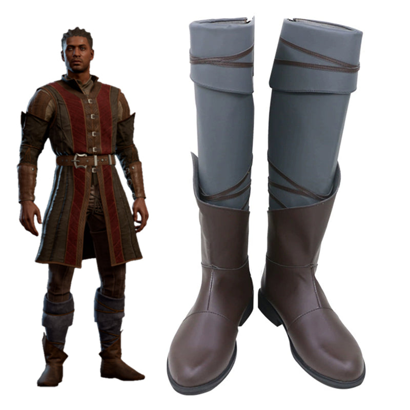 Baldur's Gate 3 Wyll Shoes Cosplay Boots