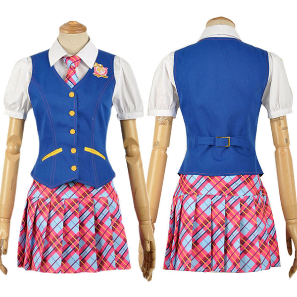 Barbie: Princess Charm School Princess Sophia Blair Willows Delancy Devin Princess Hadley Princess Portia Delancy Devin Uniforms Cosplay Costume