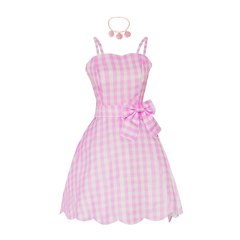 Barbie 2023 Film Barbie Pink Dress Cosplay Costume Wi - vrogue.co