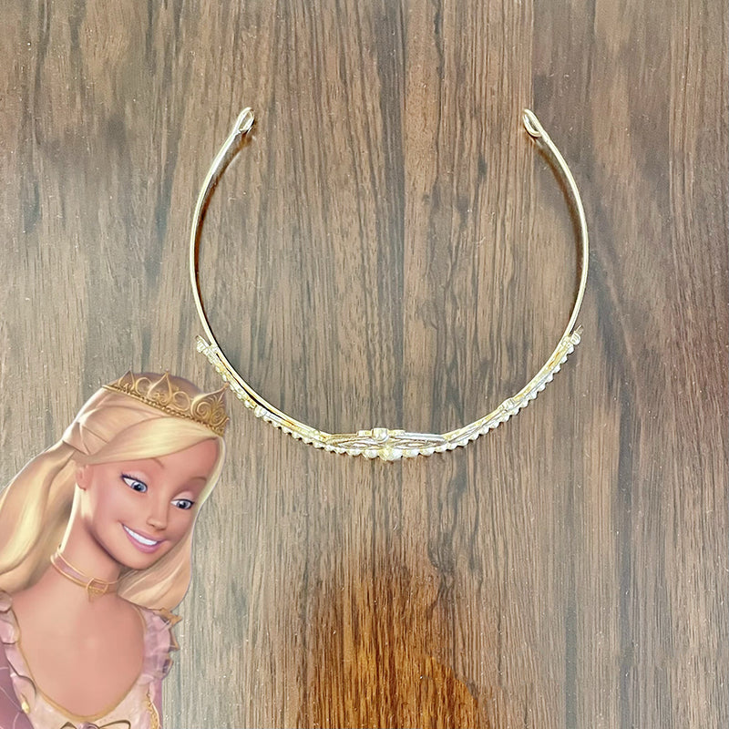 Barbie as the Princess and the Pauper Princess Anneliese Crown Cosplay Accessory Prop