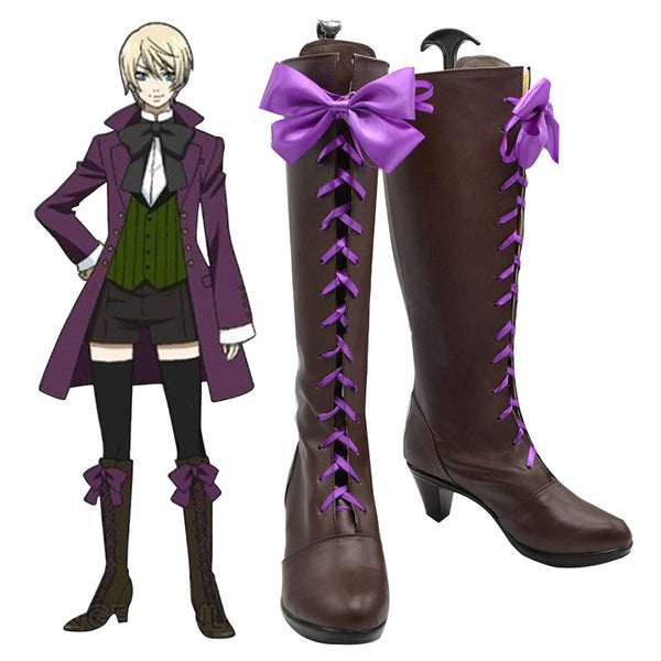 Black Butler Alois Trancy Shoes Cosplay Boots