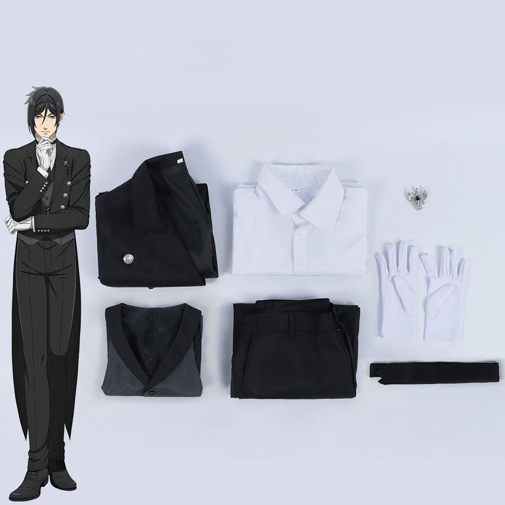 Black Butler: Emerald Witch Arc Sebastian Michaelis Cosplay Costume