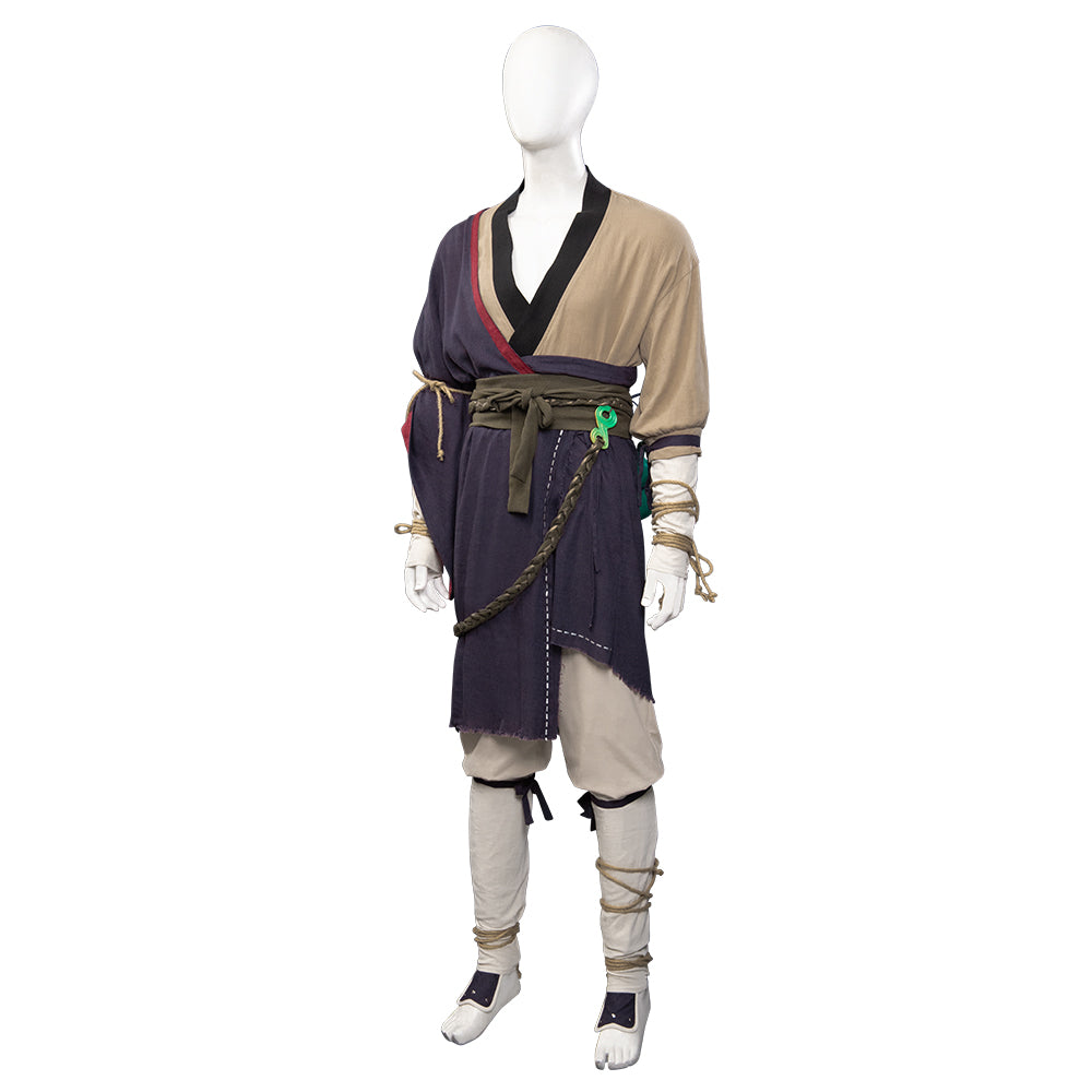 Black Myth: Wukong Monkey King Pilgrim's Garb Cosplay Costume