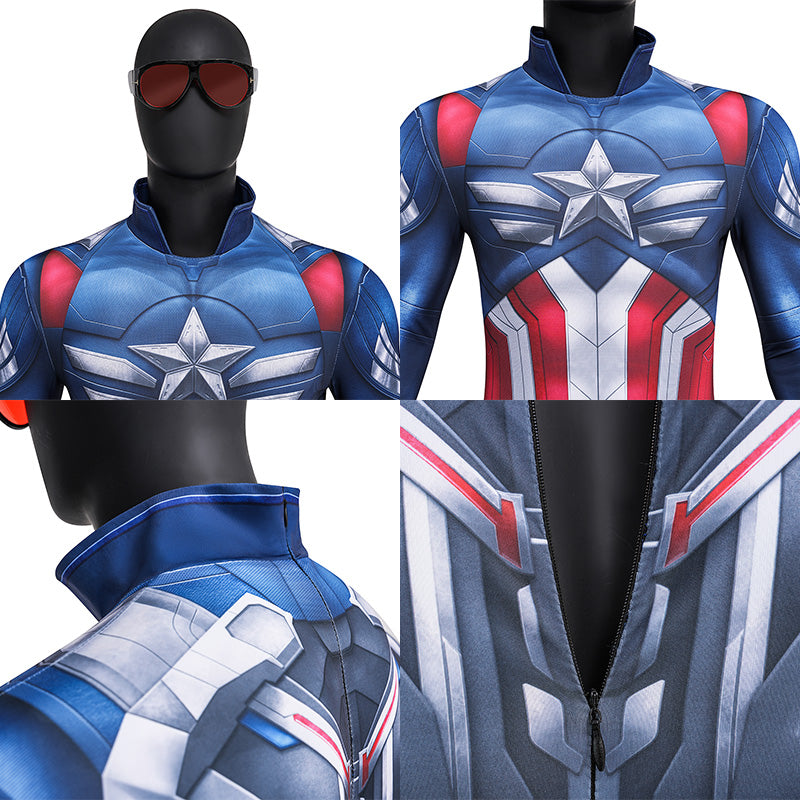 Captain America: Brave New World Captain America Sam Wilson Cosplay Costume