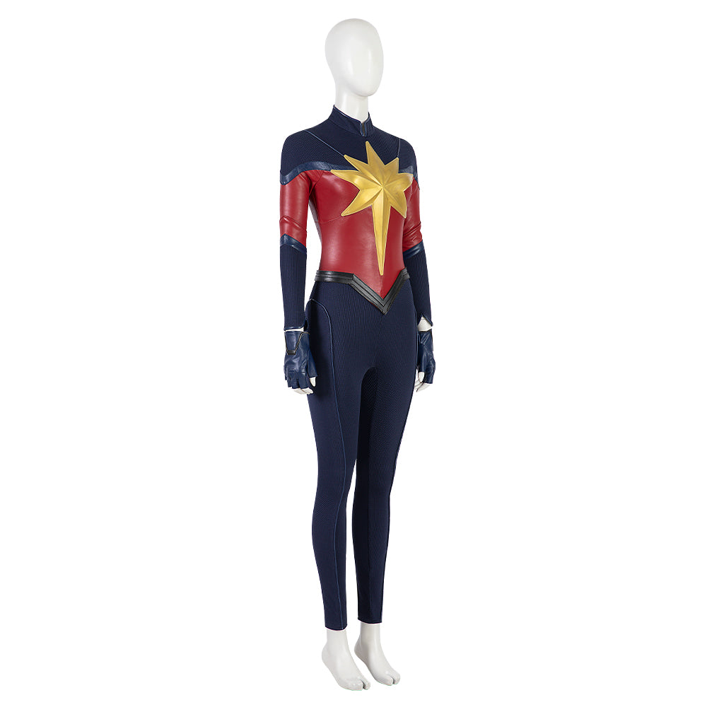 Captain Marvel 2 The Marvels Carol Danvers Team Uniform Cosplay Costume SR
