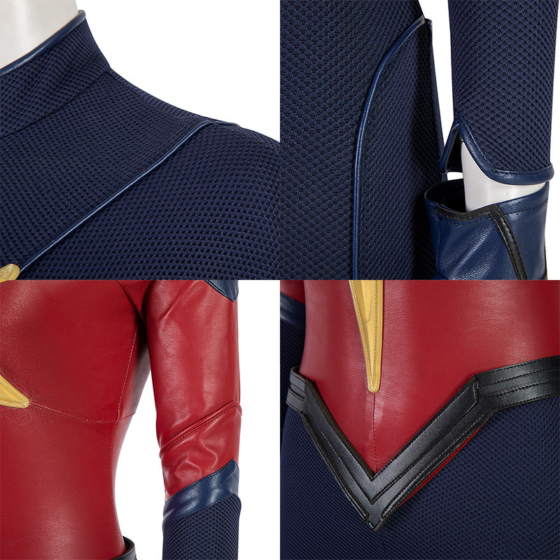 Captain Marvel 2 The Marvels Carol Danvers Team Uniform Cosplay Costume SR