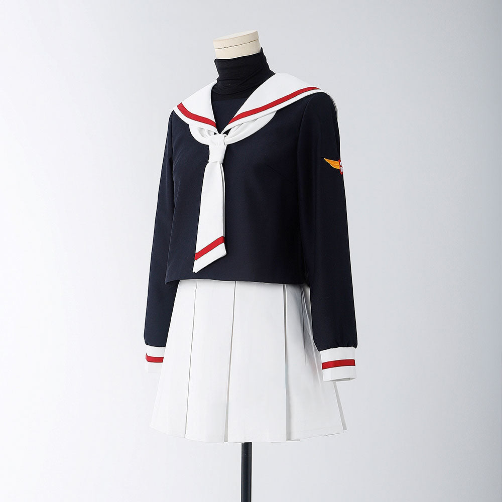 Cardcaptor Sakura Tomoyo Daidouji Sakura Kinomoto Tomoeda Elementary School Uniform Cosplay Costume