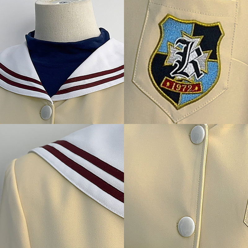 Clannad Nagisa Furukawa Scool Uniforms Cosplay Costume