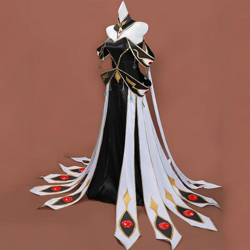 Code Geass C.C. CC White Queen Cosplay Costume