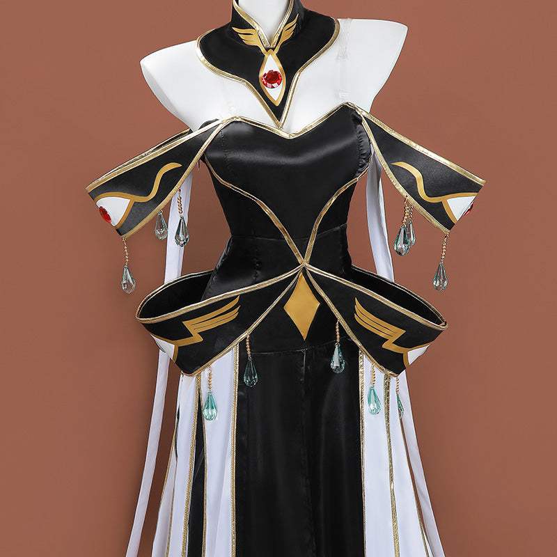 Code Geass C.C. CC White Queen Cosplay Costume