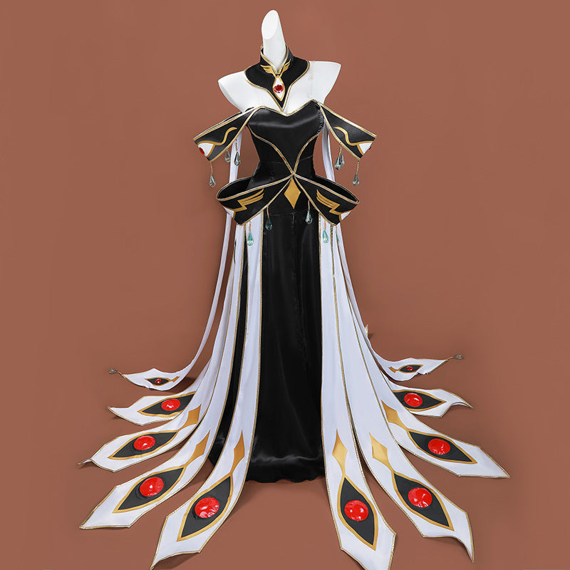 Code Geass C.C. CC White Queen Cosplay Costume