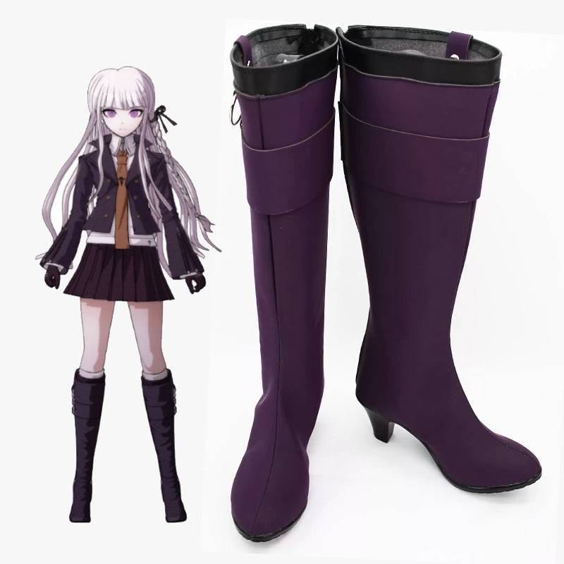 DanganRonpa Dangan Ronpa Kyoko Kirigiri Shoes Cosplay Boots