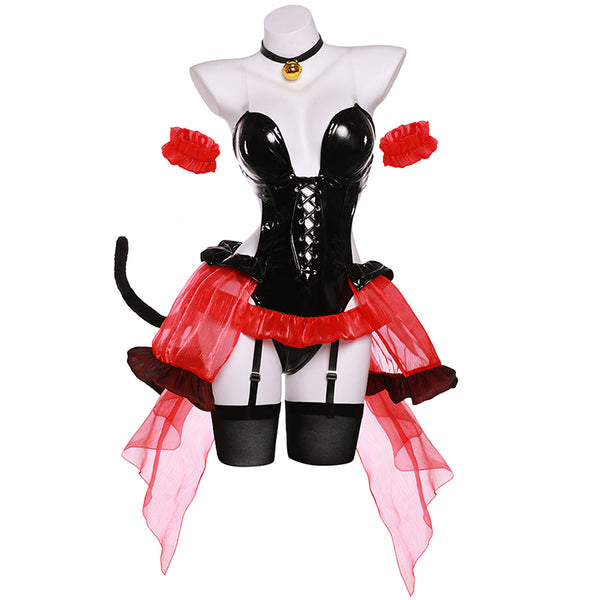 Date A Live Date A Bullet Kurumi Tokisaki Cat Ears Cosplay Costume