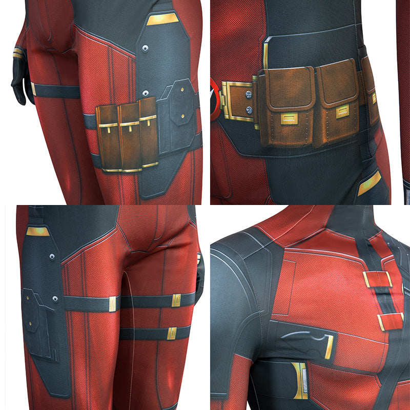 Deadpool 3 Wade Wilson Cosplay Costume Simple Version