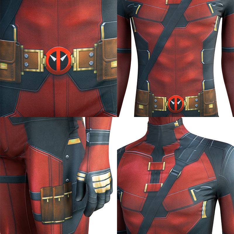 Deadpool 3 Wade Wilson Cosplay Costume Simple Version