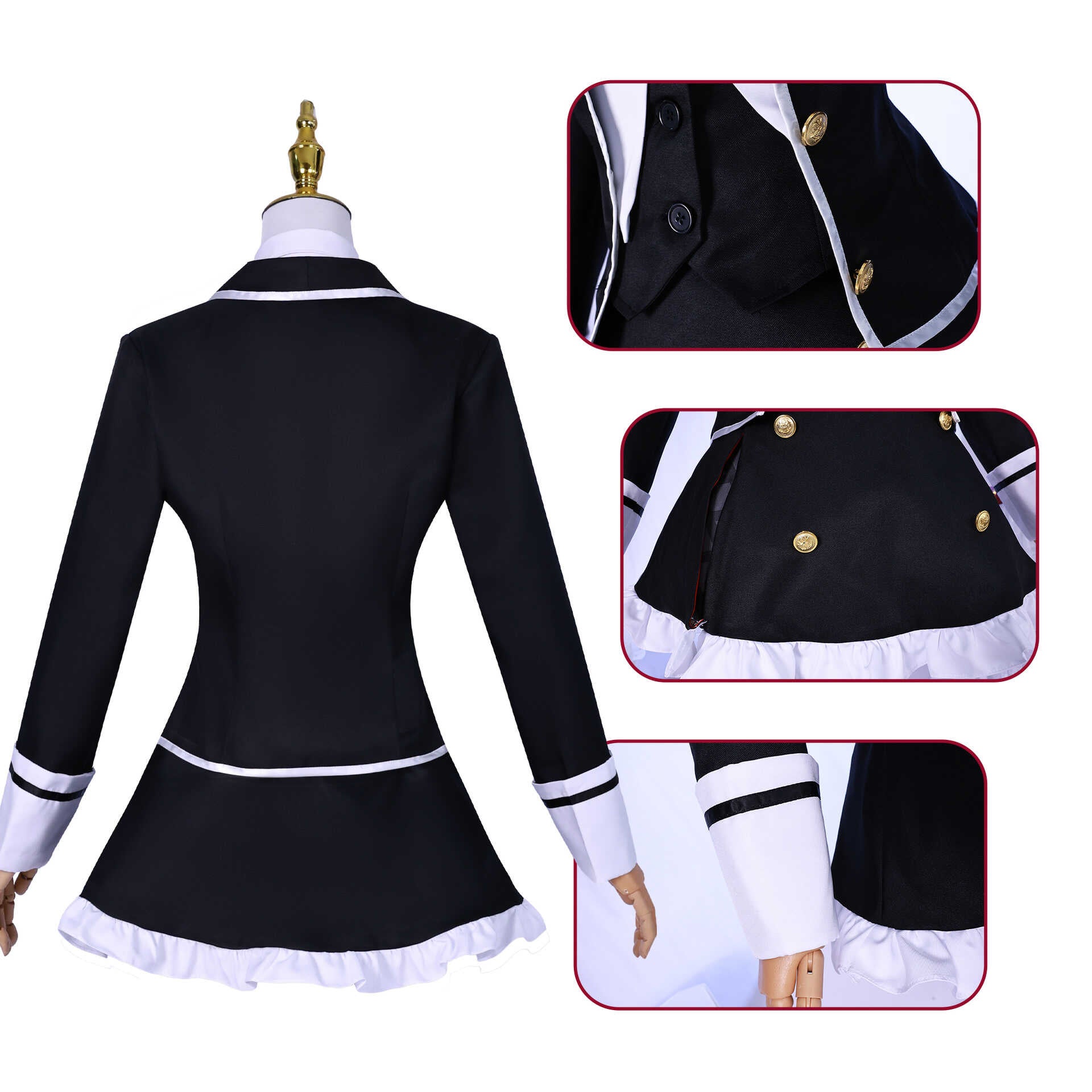 Diabolik Lovers Yui Komori Cosplay Costume