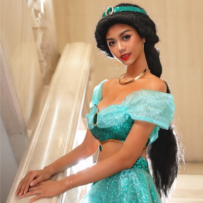 Disney Aladdin and the Magic Lamp Princess Jasmine Cosplay Costume