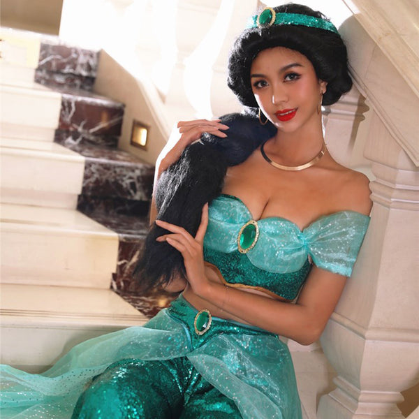 Disney Aladdin and the Magic Lamp Princess Jasmine Cosplay Costume