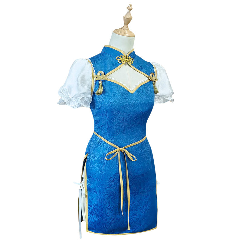 Fairy Tail X Animega 2023 Lucy Heartfilia China Dress Cheongsam Cosplay Costume