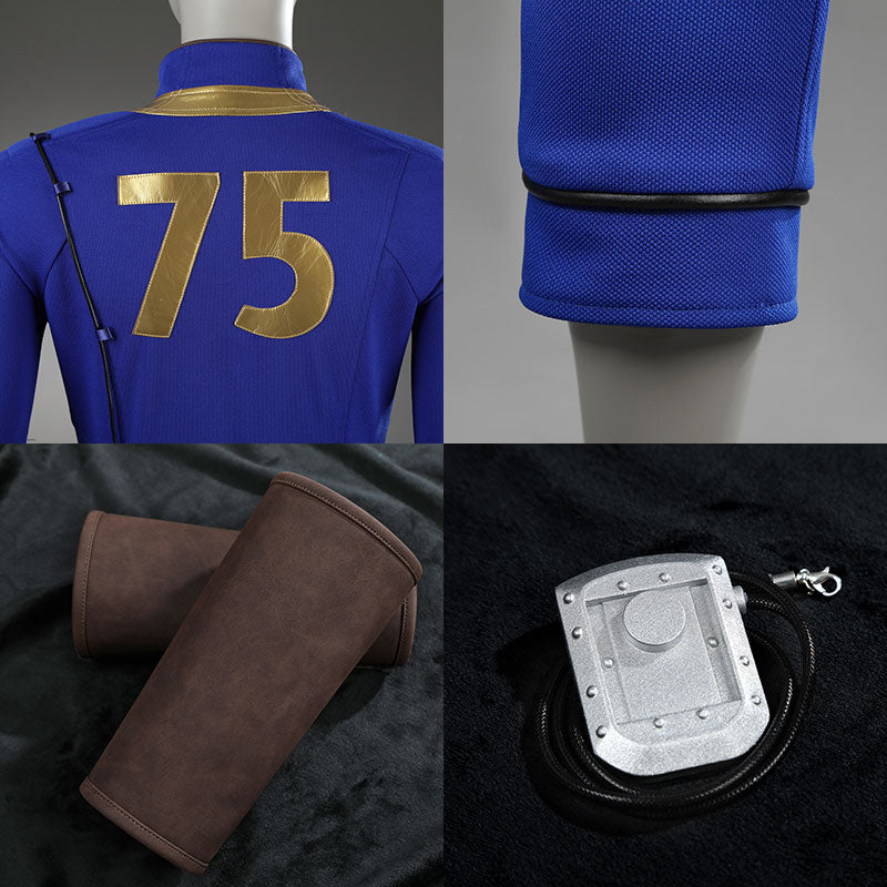 Fallout 4 No. 75 Sheltersuit Cosplay Costume