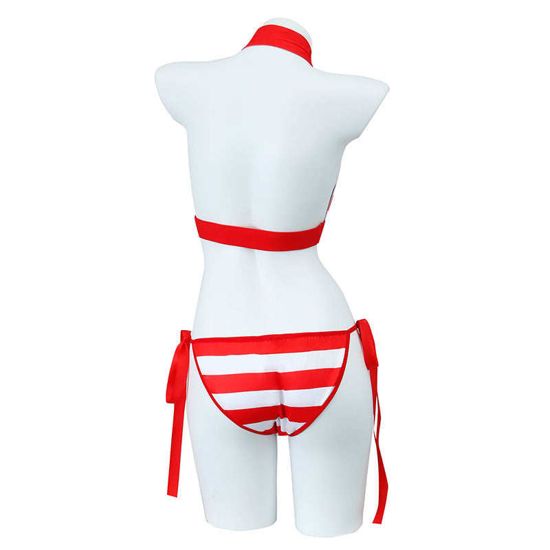Fate Grand Order Nero Claudius Caster Swimsuit Bikini Cosplay Costume