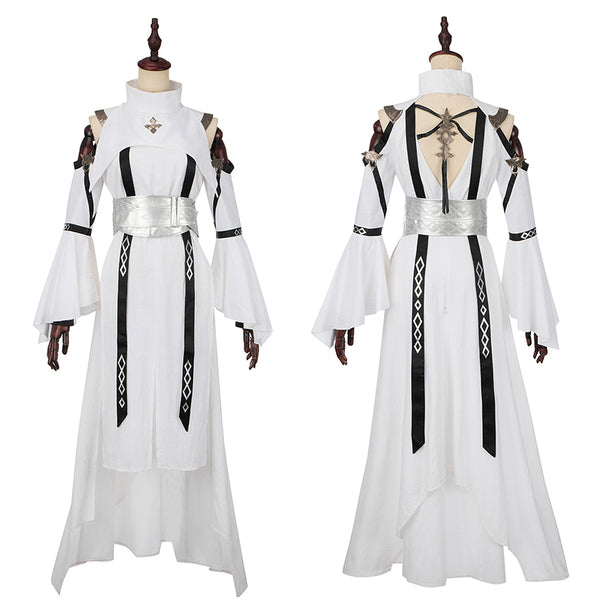 Final Fantasy XIV FF14 Asphodelos Chiton of Healing Cosplay Costume