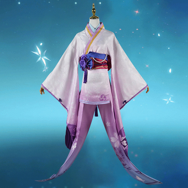 Genshin Impact Baal Raiden Makoto Kimono Cosplay Costume