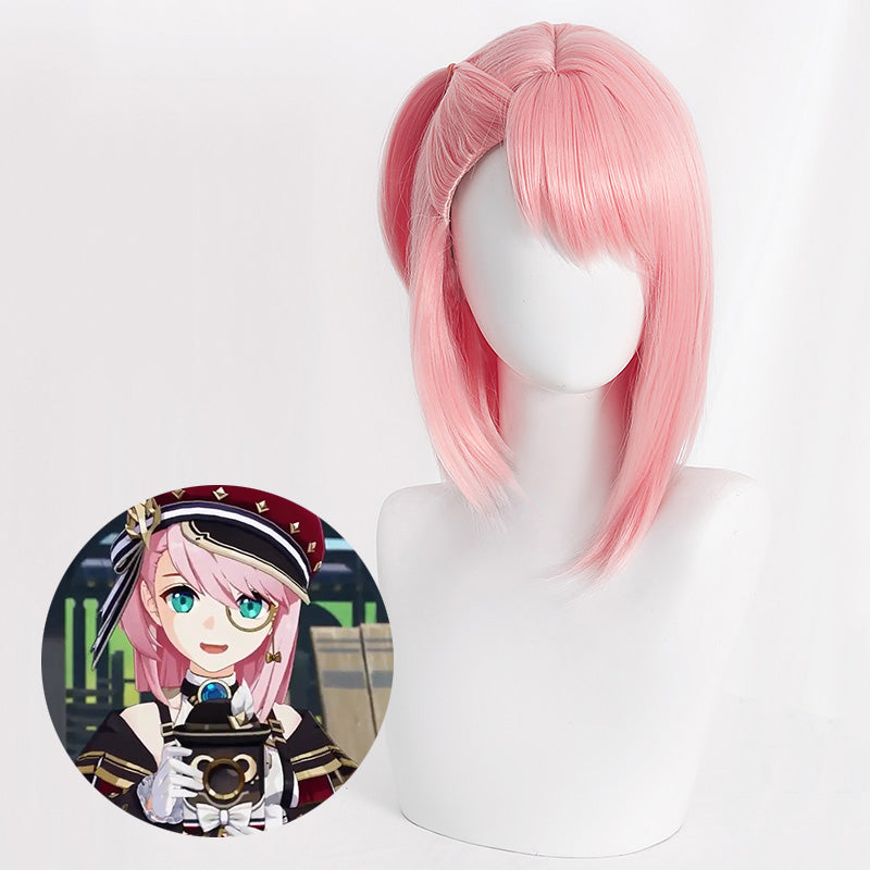 Genshin Impact Charlotte Cosplay Wig