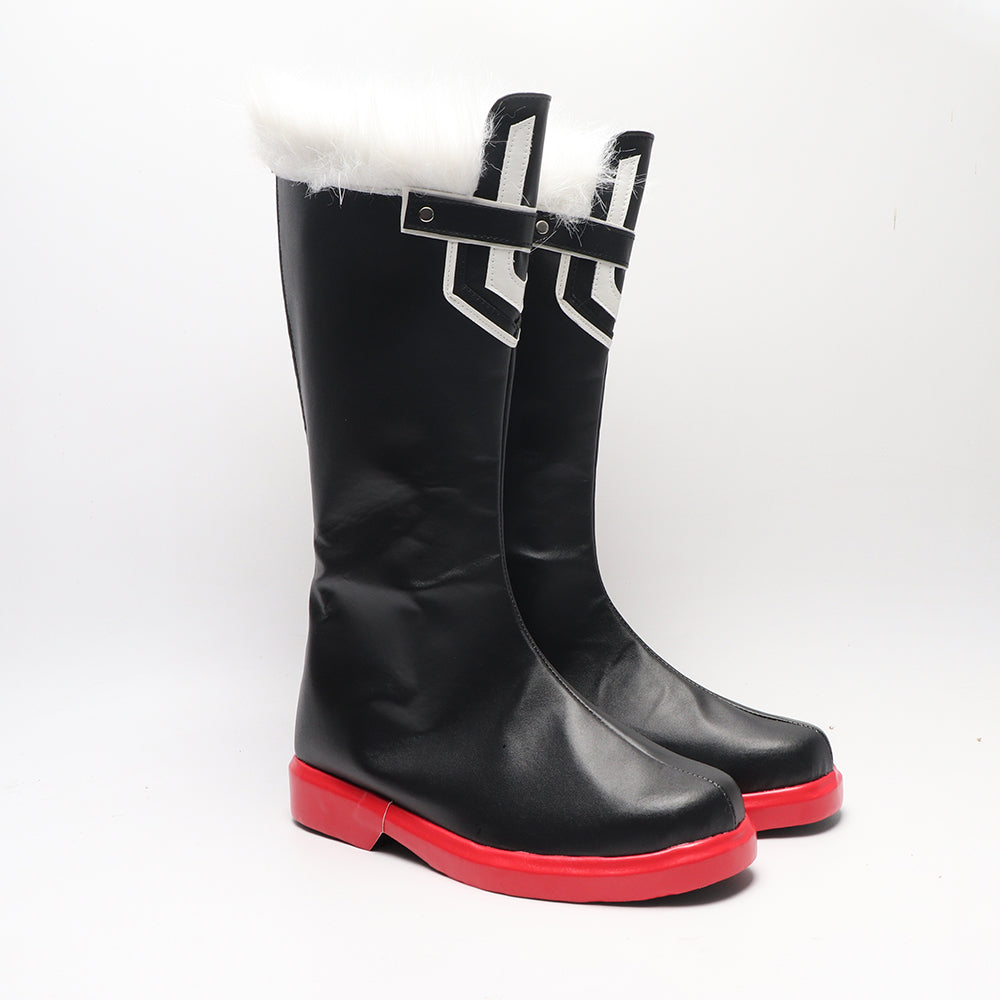 Genshin Impact Fatui Skirmisher Pyroslinger Bracer Shoes Cosplay Boots
