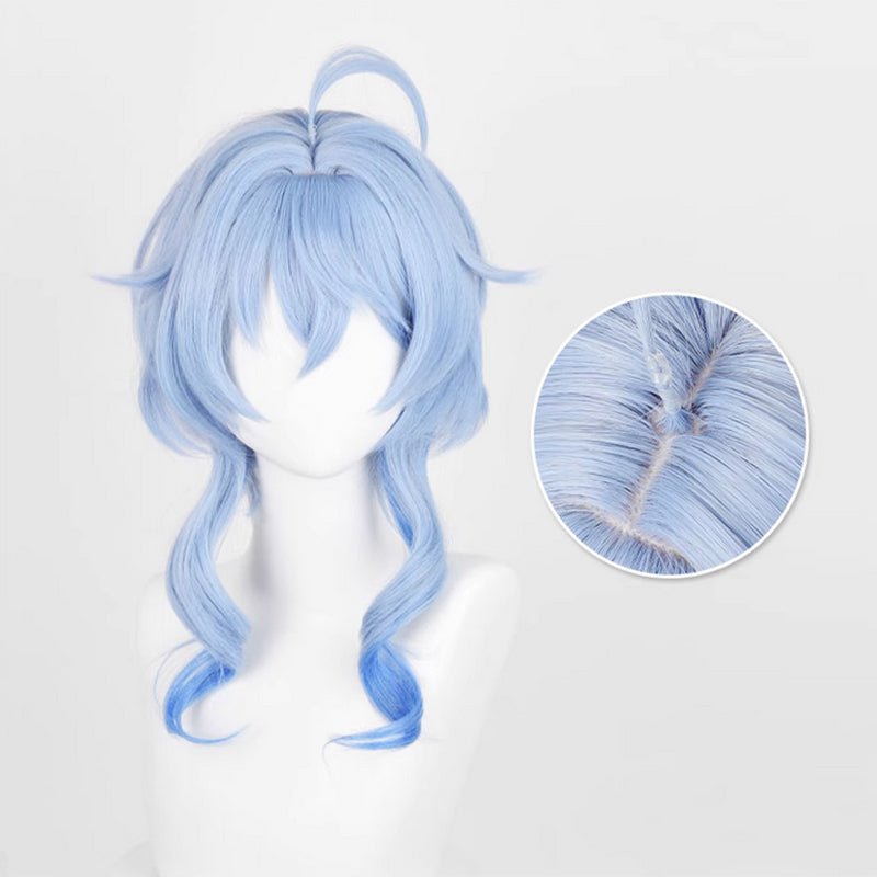 Genshin Impact Ganyu Twilight  Blossom Cosplay Wig