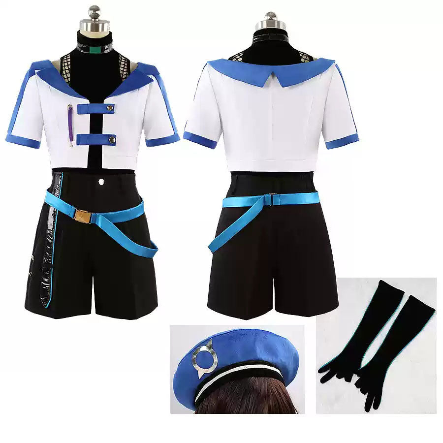 Genshin Impact HoYoFair2024 Flame Fusion Music and Art Festival Outfit The Wanderer Scaramouche Cosplay Costume