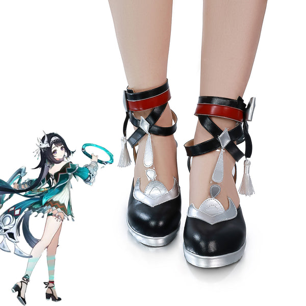 Genshin Impact Lan Yan Cosplay Shoes