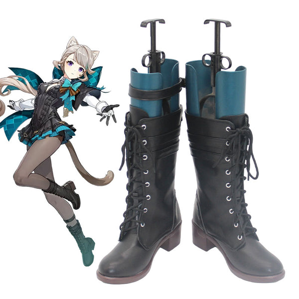 Genshin Impact Lynette Cosplay Shoes