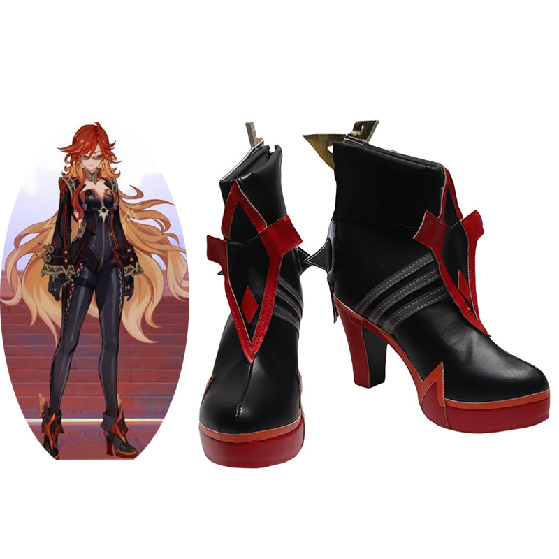 Genshin Impact Mavuika Cosplay Shoes