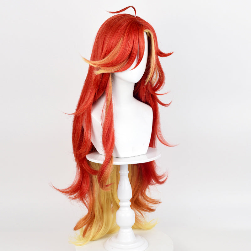 Genshin Impact Mavuika Cosplay Wig